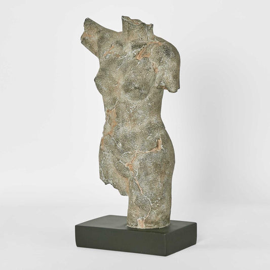 Grecian Female Bust Decorative Sculpture - Image 1