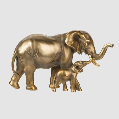 Gold Elephant Decorative Sculpture - Image 1