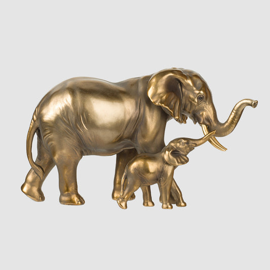 Gold Elephant Decorative Sculpture - Image 1
