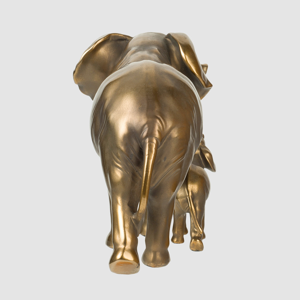 Gold Elephant Decorative Sculpture - Image 4