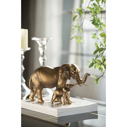 Gold Elephant Decorative Sculpture - Image 5
