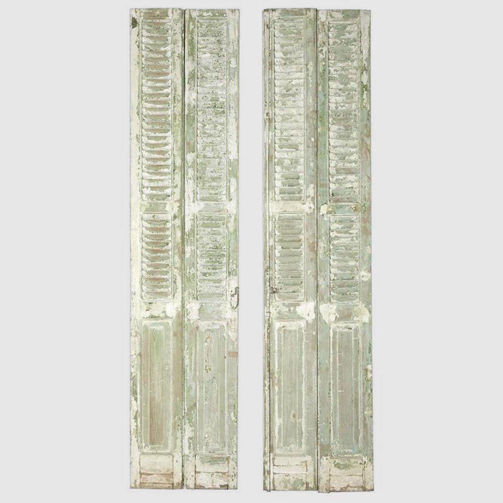 Tall Decorative Shutter Panel Set of 2 - Image 2