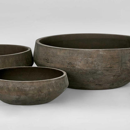 Earth Brown Planter Bowl Set of 3 - Image 2