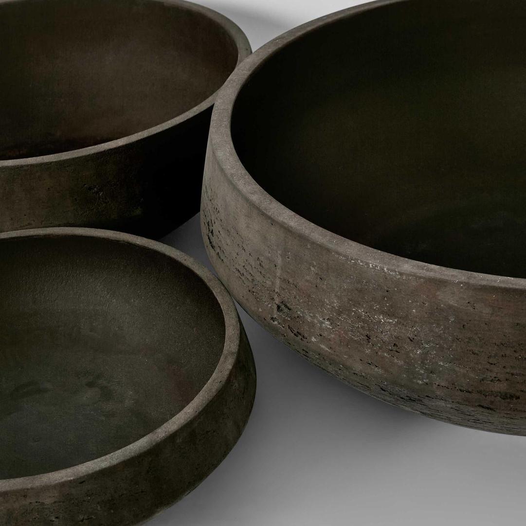 Earth Brown Planter Bowl Set of 3 - Image 4
