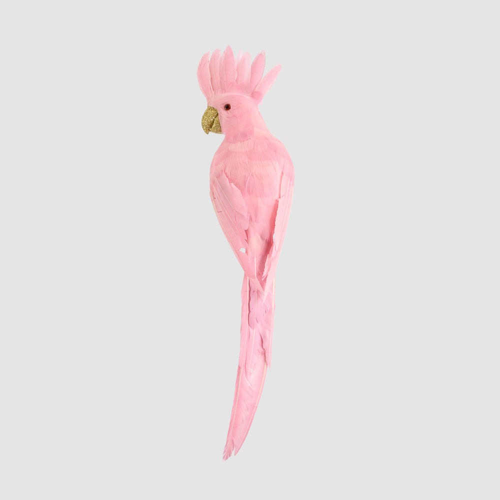 Pink Feather Parrot Decorative Ornament - Image 4