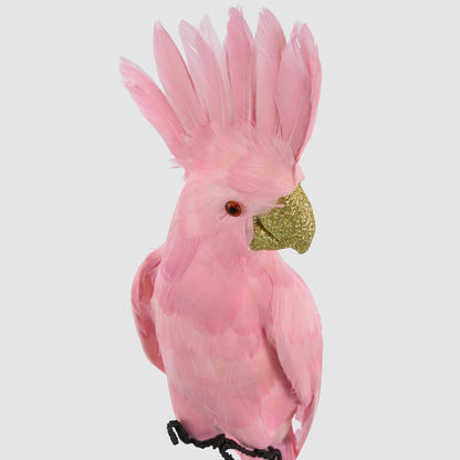 Pink Feather Parrot Decorative Ornament - Image 5