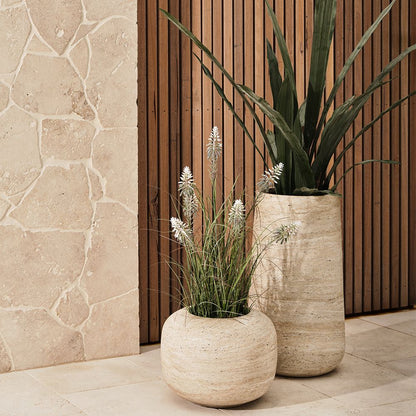 Tall Polystone Floor Planter - Image 1