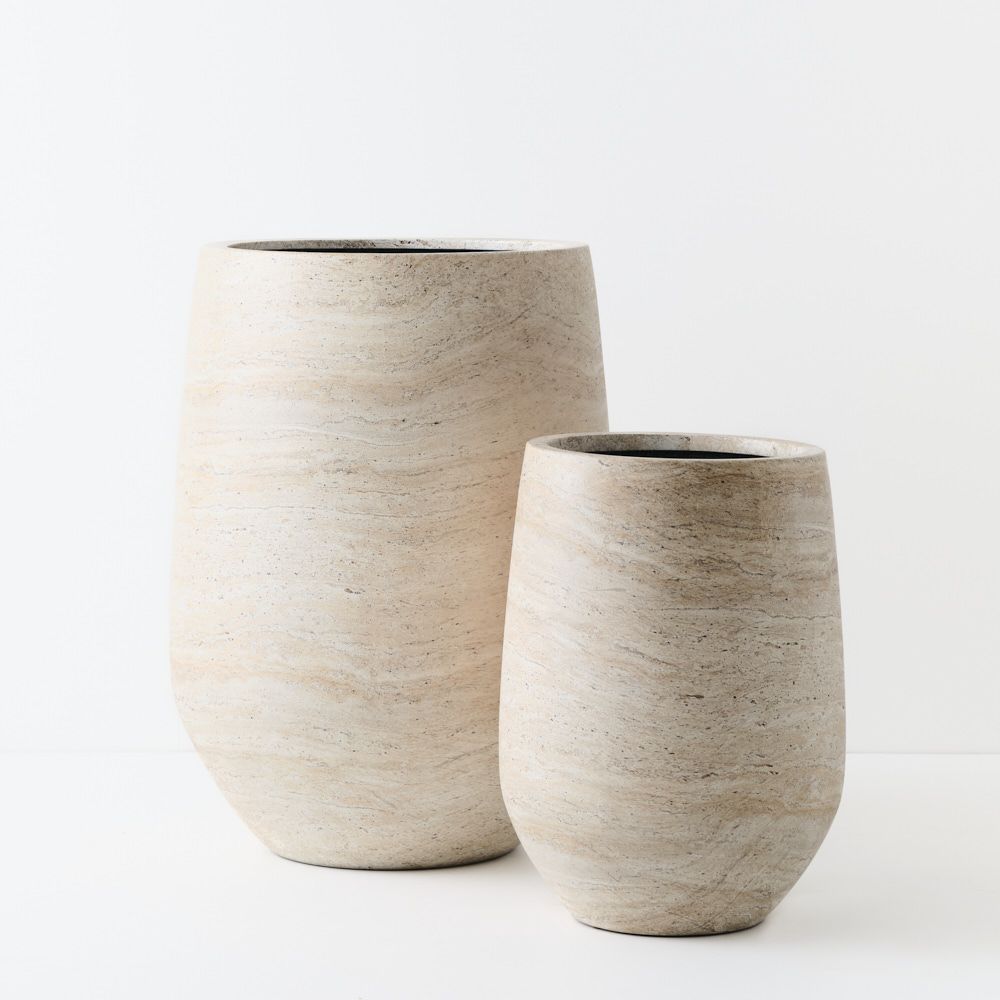 Large Polystone Planter Set of 2 - Image 2