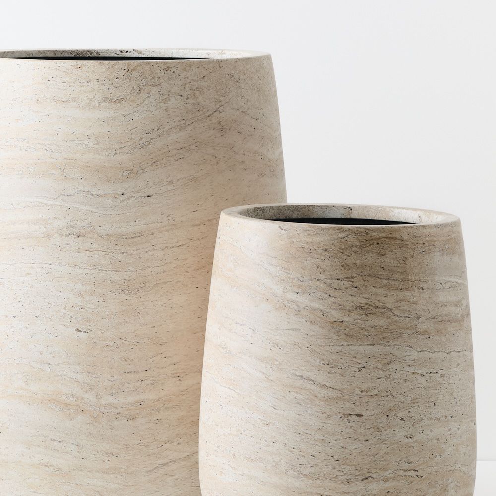 Large Polystone Planter Set of 2 - Image 1
